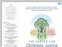 Tablet Screenshot of c4cj.org